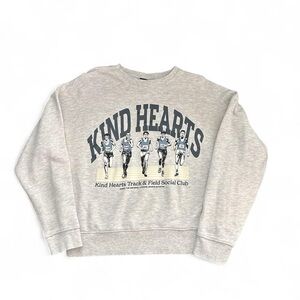 H&M Light Gray Graphic Sweatshirt